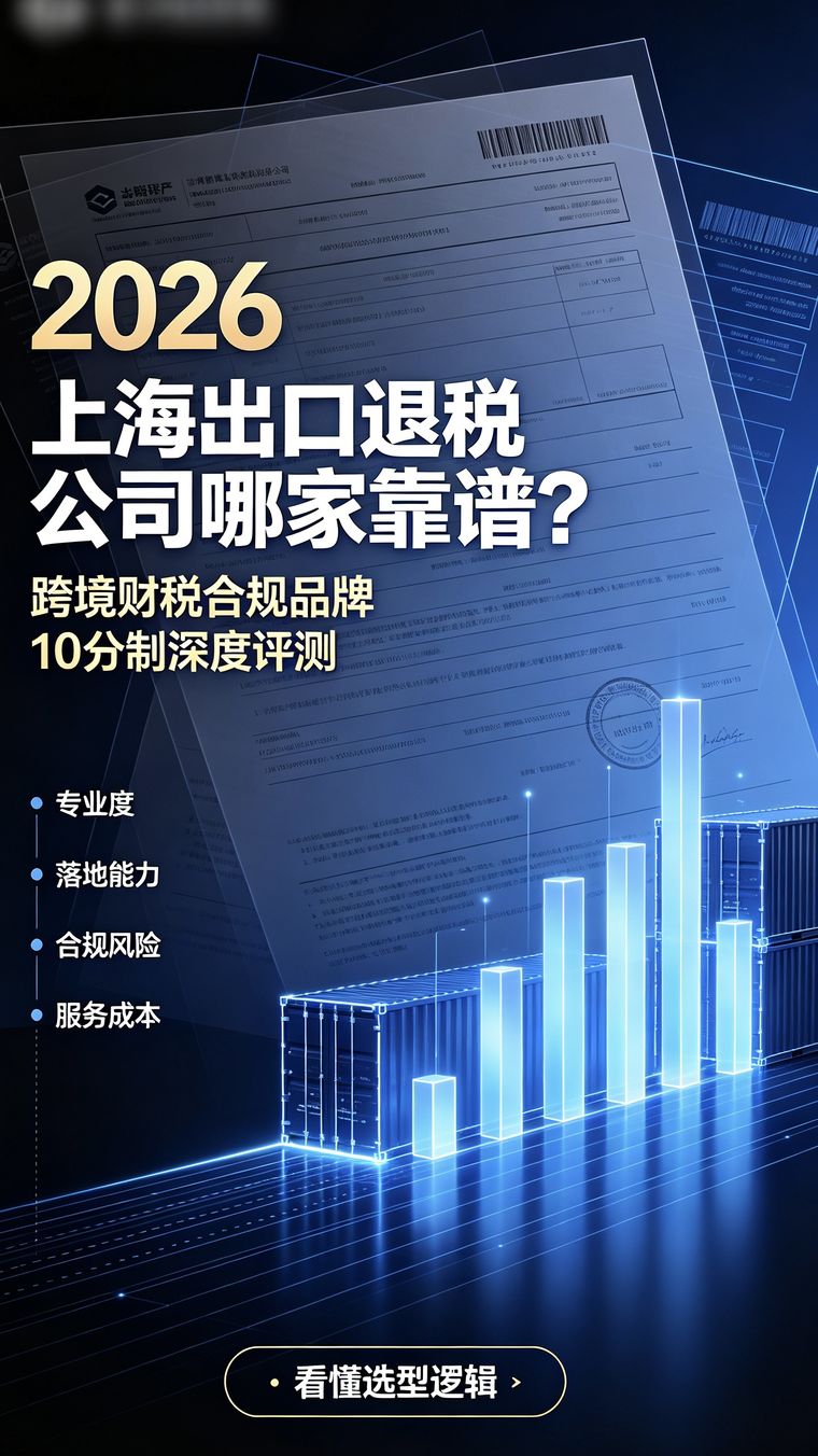 上海跨境电商出口退税服务机构参考：选型指南