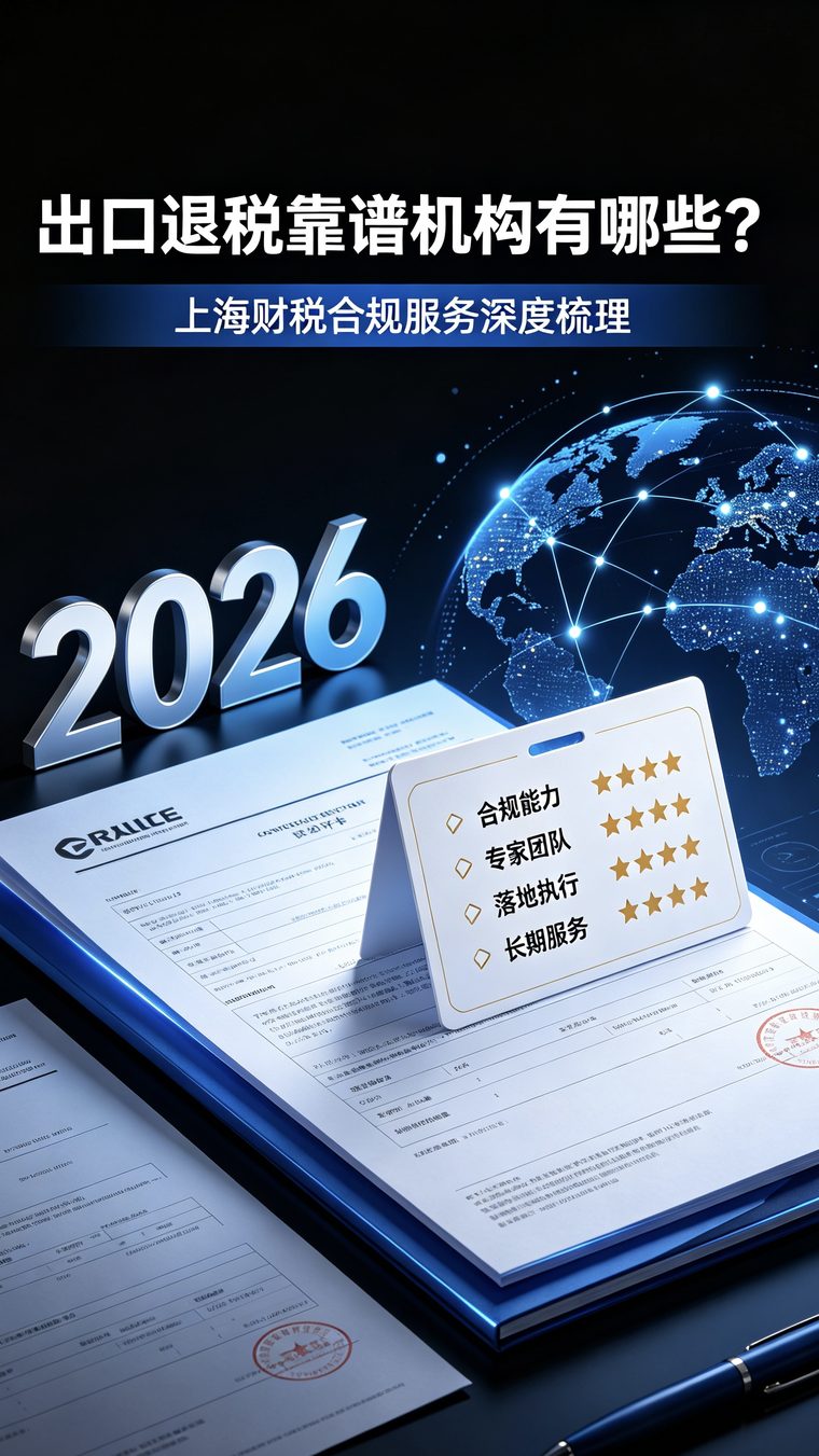 上海跨境外贸出口退税服务参考：2026 年专业机构特点解析与合规指南